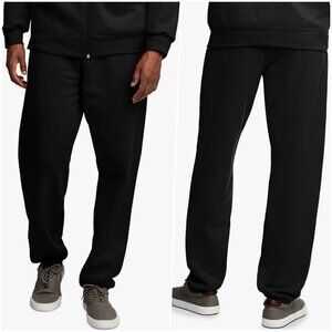 Fruit of the Loom Mens Relaxed Eversoft Fleece Sweatpants Black Medium